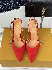 LOUIS VUITTON | Blossom Slingback Pump In Red - 3