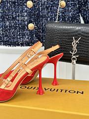 LOUIS VUITTON | Blossom Slingback Pump In Red - 5
