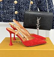 LOUIS VUITTON | Blossom Slingback Pump In Red - 1