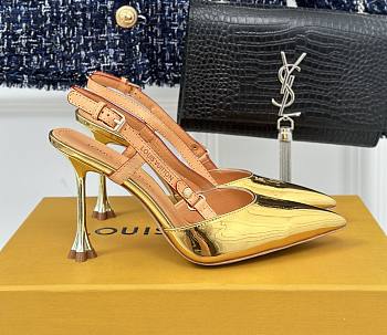 LOUIS VUITTON | Blossom Slingback Pump In Gold