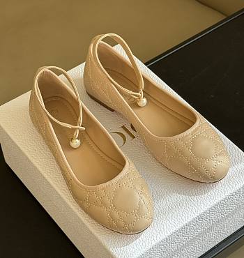 DIOR | Plain Leather Ballet Shoes