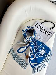 LOEWE | Long Scarf Blue - 3