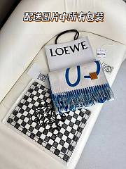 LOEWE | Long Scarf Blue - 4