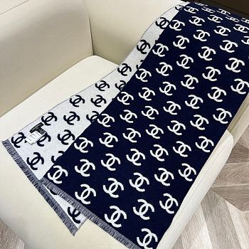 CHANEL | Wool-Cashmere Scarf 