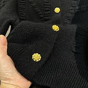 NANA | Black Gold Wool Knit Cardigan - 5