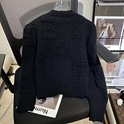 NANA | Black Gold Wool Knit Cardigan - 2
