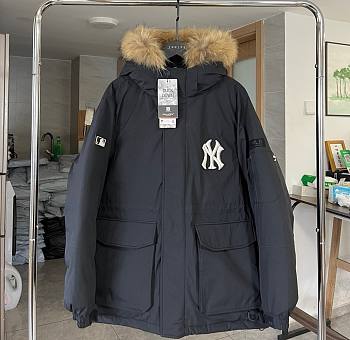 MLB | Jacket With Wool Collar Black