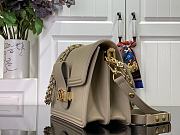 LOUIS VUITTON | Mini Dauphine Handbag Poivre Gray M23558 - 6