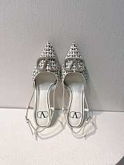 VALENTINO | Elegant High Heeled Sandals In White - 1