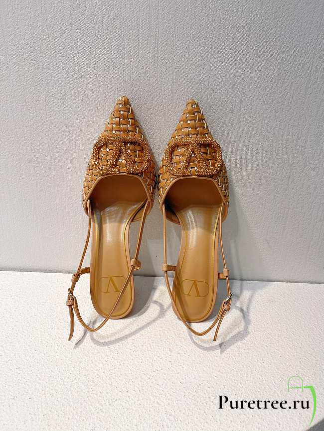 VALENTINO | Elegant High Heeled Sandals In Brown - 1