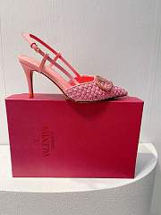 VALENTINO | Elegant High Heeled Sandals In Pink - 4