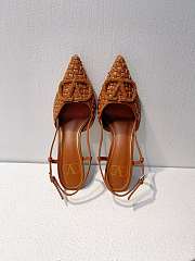 VALENTINO | Elegant High Heeled Sandals In Orange - 1