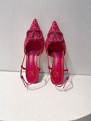VALENTINO | Elegant High Heeled Sandals In Dark Pink - 1