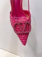VALENTINO | Elegant High Heeled Sandals In Dark Pink - 2