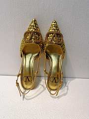 VALENTINO | Elegant High Heeled Sandals In Gold - 1