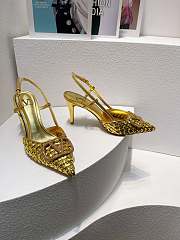 VALENTINO | Elegant High Heeled Sandals In Gold - 5