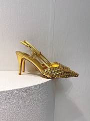 VALENTINO | Elegant High Heeled Sandals In Gold - 4