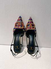 VALENTINO | Elegant High Heeled Sandals In Multicolor - 1