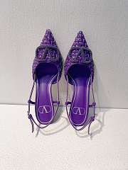 VALENTINO | Elegant High Heeled Sandals In Purble - 1