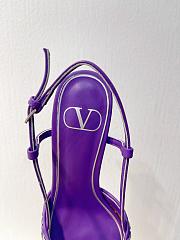 VALENTINO | Elegant High Heeled Sandals In Purble - 5