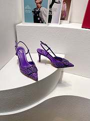VALENTINO | Elegant High Heeled Sandals In Purble - 3
