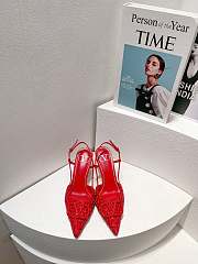 VALENTINO | Elegant High Heeled Sandals In Red - 5
