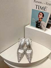 VALENTINO | Elegant High Heeled Sandals In Silver - 6
