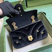 GUCCI | GG Marmont Mini Shoulder Bag In Black - 4