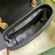 GUCCI | GG Marmont Mini Shoulder Bag In Black - 2