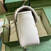 GUCCI | GG Marmont Mini Shoulder Bag In White - 5
