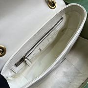 GUCCI | GG Marmont Mini Shoulder Bag In White - 2