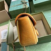 GUCCI | GG Marmont Mini Shoulder Bag In Orange - 5