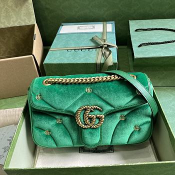 GUCCI | GG Marmont Mini Shoulder Bag In Green