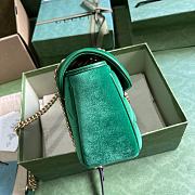 GUCCI | GG Marmont Mini Shoulder Bag In Green - 6