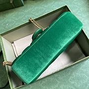 GUCCI | GG Marmont Mini Shoulder Bag In Green - 4