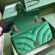 GUCCI | GG Marmont Mini Shoulder Bag In Green - 2