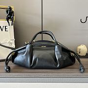LOEWE | Paseo Small Leather Tote Bag Black - 1