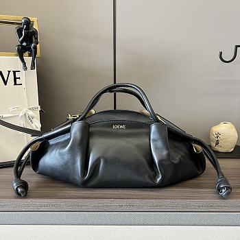 LOEWE | Paseo Small Leather Tote Bag Black