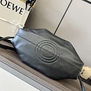 LOEWE | Paseo Small Leather Tote Bag Black - 4