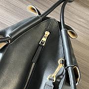 LOEWE | Paseo Small Leather Tote Bag Black - 3