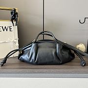 LOEWE | Paseo Small Leather Tote Bag Black - 2