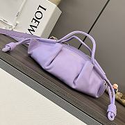 LOEWE | Paseo Small Leather Tote Bag Purble - 1