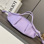 LOEWE | Paseo Small Leather Tote Bag Purble - 3
