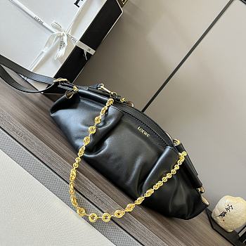 LOEWE | Small Paseo Chain Bag In Black