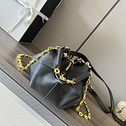 LOEWE | Small Paseo Chain Bag In Black - 5