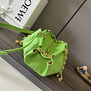 LOEWE | Small Paseo Chain Bag In Luminous Green - 6