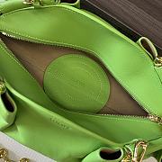 LOEWE | Small Paseo Chain Bag In Luminous Green - 3