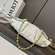 LOEWE | Small Paseo Chain Bag In White - 1