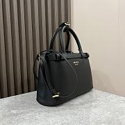 PRADA | Small Leather Top-Handle Bag - 6