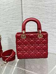 DIOR | Lady Micro Mini In Red - 3